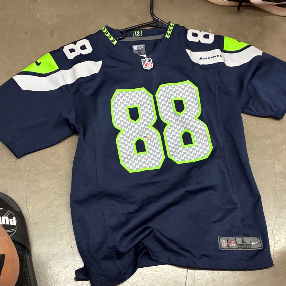 Kids Navy and Green Sports Jersey